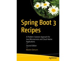 Omslag van Professional and Applied Computing (R0) - Spring Boot 3 Recipes
