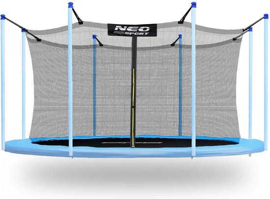 Viking Sports - Veiligheidsnet trampoline - 374 cm - binnenzijde - geschikt voor 6 palen