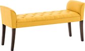 CLP Cleopatra Chaise longue - Stof geel antiek donker