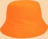 Oranje hoedje - oranje vissershoedje - zonnehoedje - koningsdag - festivalshoed - vissershoedje - oranje vissershoed