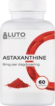 Astaxanthine 8 mg Depot - 60 softgel capsules - Uit zuivere Haematococcus Pluvialis microalgen - AstraReal & Vitamine E - Luto Supplements