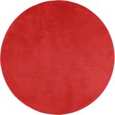 vidaXL-Tapis-OVIEDO-poils courts-Ø-280-cm-rouge
