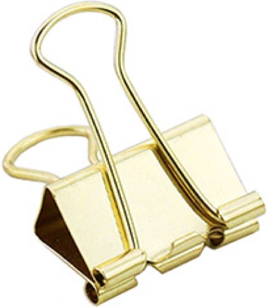 Trombones pliables dorés 19 MM 20 pièces