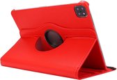 360 Tablet Case - Geschikt voor iPad Air 4e Generatie Hoes - 10.9 inch (2020) - Rood