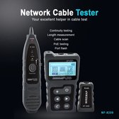 VGD - Netwerk Kabel Tester - Kabelzoeker - Netwerk Tester Set - UTP Tester - Kabeldetector - Complete set