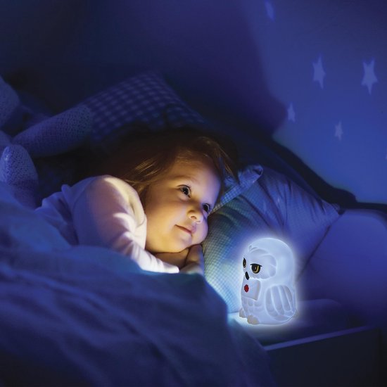Hedwig 3D Design White Smooth Lighting Pocket Pocket Night Light ongeveer 13 cm van Merkloos — afbeelding 3