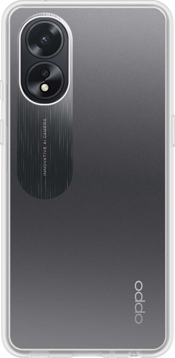 Hoes - Geschikt voor OPPO A18 - Sterk & Shockproof - Hoesje Cover - Siliconen Case - Transparant