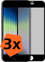 Screenprotector Geschikt voor iPhone SE 2022 Screenprotector Privacy Bescherm Glas - Screenprotector Geschikt voor iPhone SE (2022) Privacy Screenprotector Tempered Glass - 3 PACK