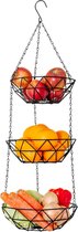 Moderne metalen fruitschalen voor decoratieve fruitopslag