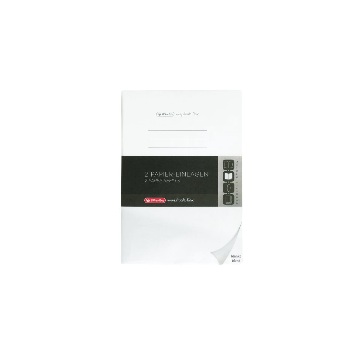 Herlitz 50034130 schrijfblok & schrift A5 80 vel Wit