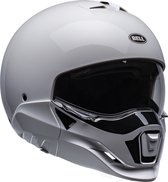 Bell Broozer Duplet Solid Gloss White XL - Maat XL - Helm