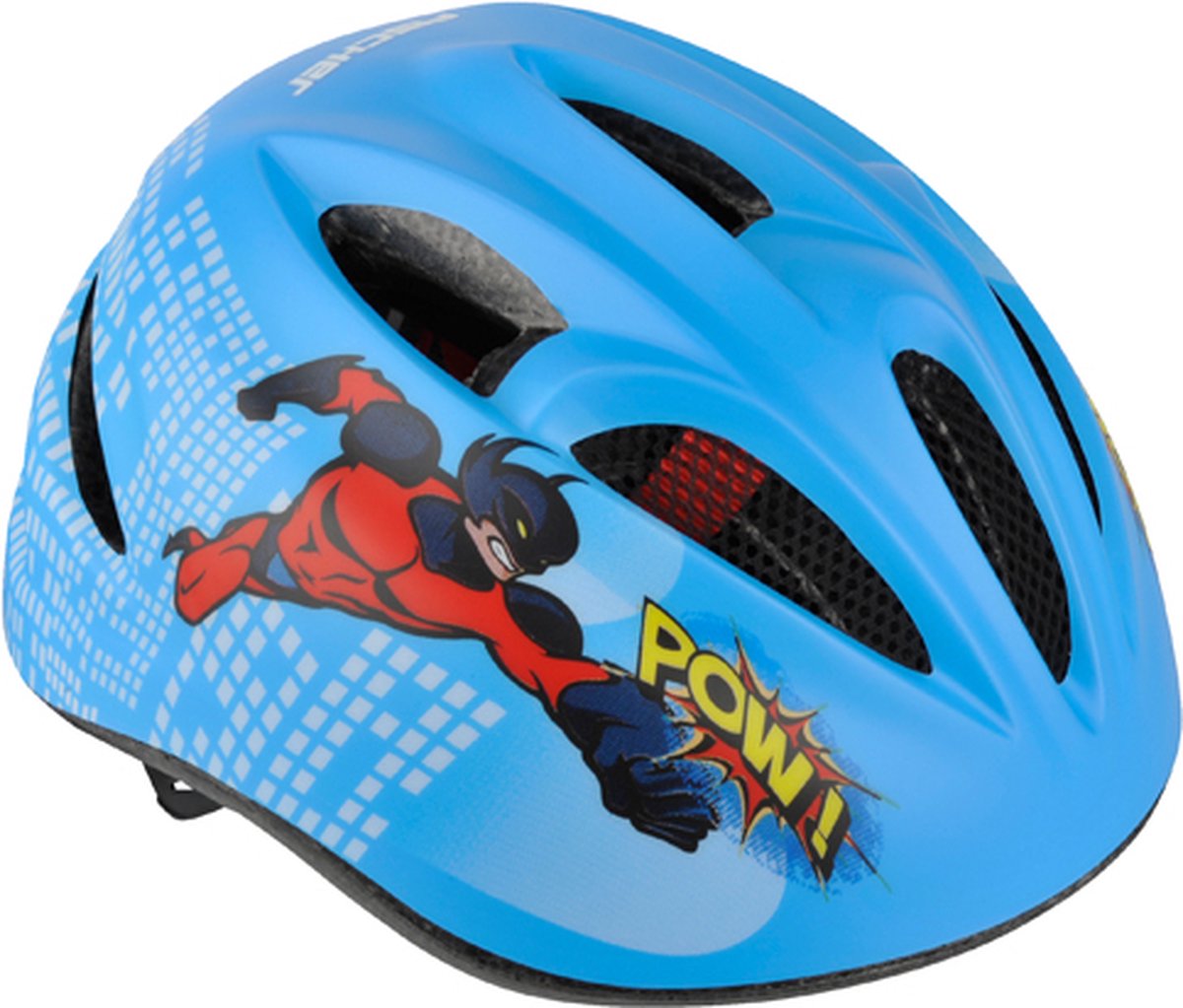 Fischer Fahrrad Kinder Comic S/M Kinderhelm Blauw Confectiemaat: M