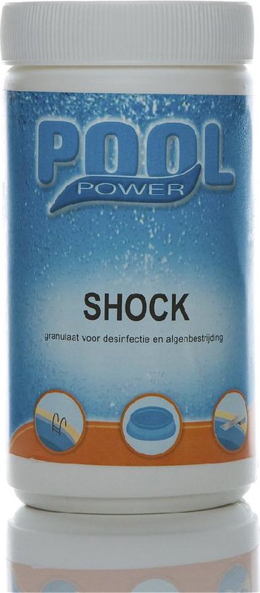 Pool Power Shock zwembad desinfectiemiddel - 1 kg - Pool Power