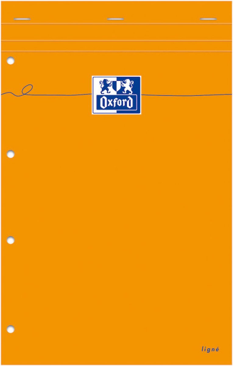 Oxford 100106286 schrijfblok & schrift Oranje A4