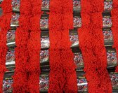 Scheepjeswol Loopy color 4 rood - 20 bol Voorgeluste wol 1 bol is 1 sjaal
