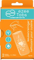 EzeeTabs Keukenreiniger - Schoonmaak Tabs - 2 Tabs - 2x 750ml - Ecologisch - Effectief - Biologisch afbreekbaar - Navul