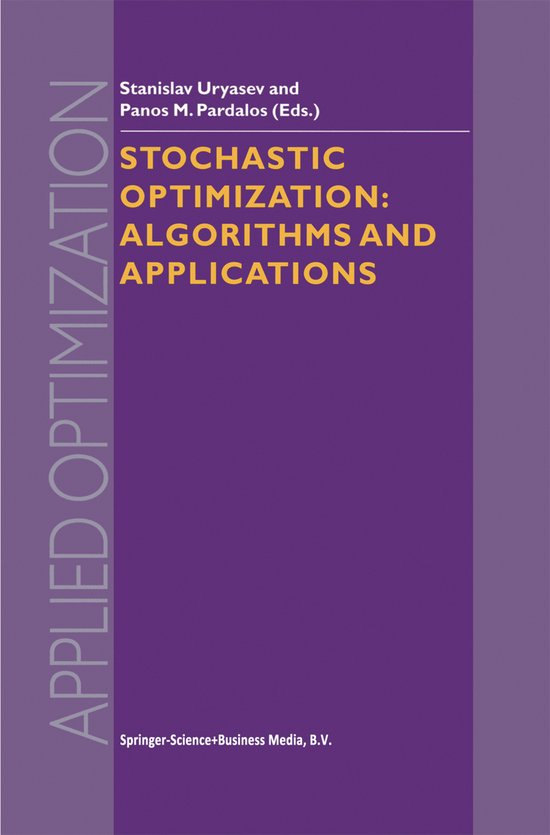 Stochastic Optimization - cover