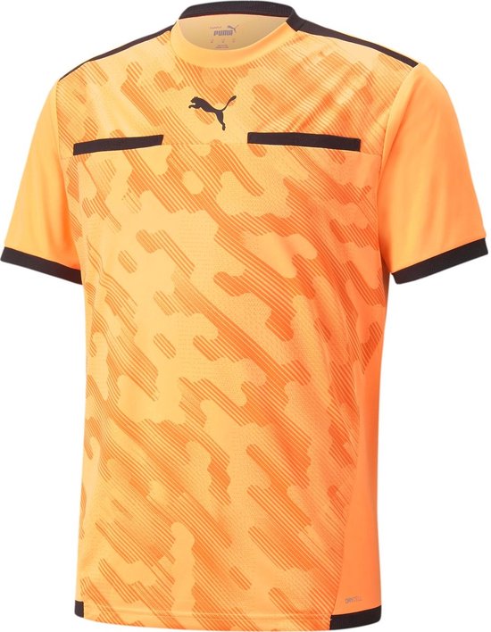 Puma Teamliga Scheidsrechtersshirt Korte Mouw Heren - Oranje | Maat: M