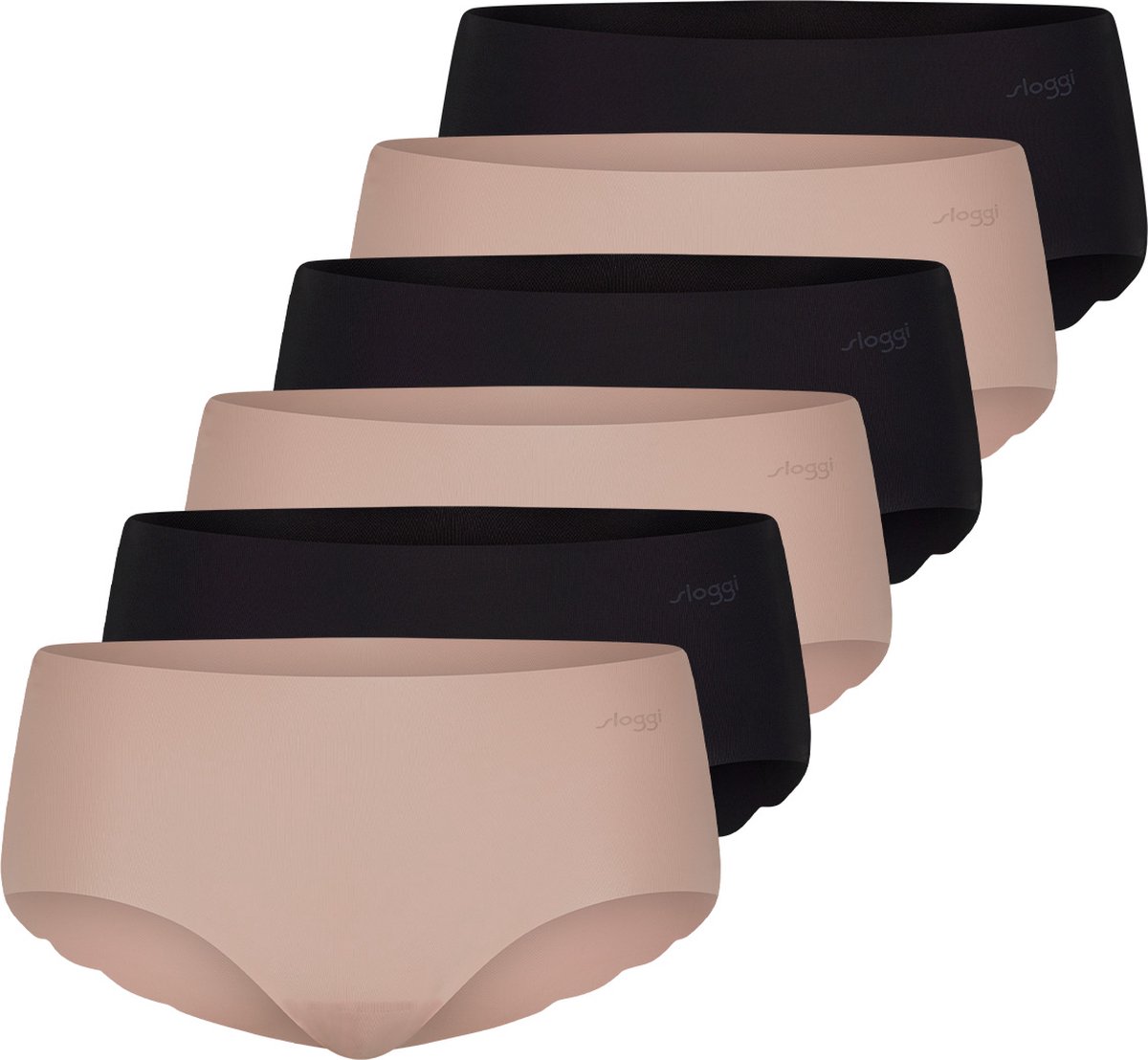 sloggi Dames shorts slip 6 pack ZERO Microfibre 2.0