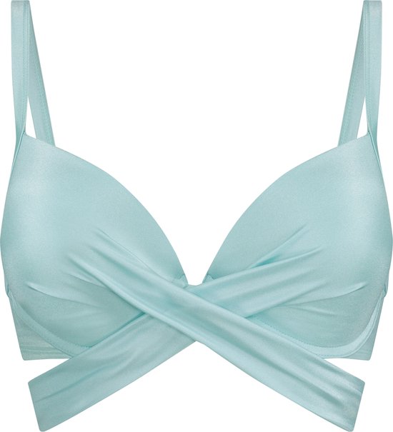 Hunkemöller Sydney Padded Underwired Push-Up Bikini Top Blauw D75