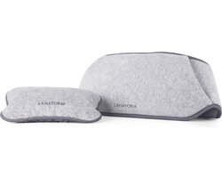 Lanaform - Waist Warmer - Elektrische Kruik Met Hoes - Menstruatie Warmteband - Elektrische Handwarmer - Opladbaar In 10 Minuten En Draadloos - Handzakken - Zachte Fleece - Rugpijn, Nekpijn, Buikpijn - Multifunctioneel