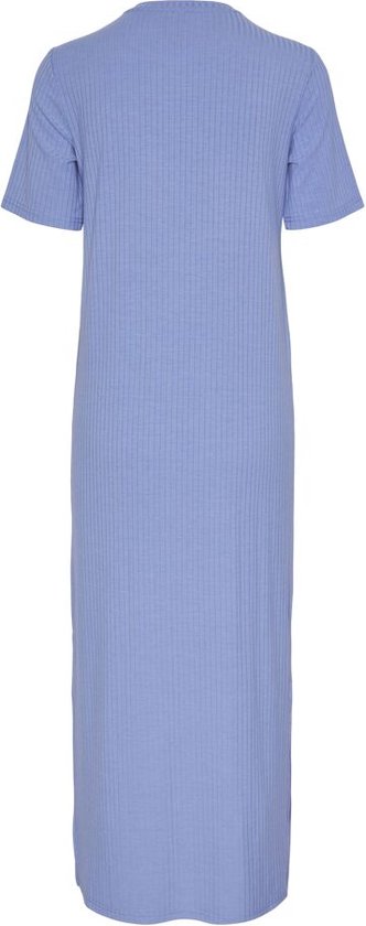 Pieces Kylie Ss O-neck Ankle Dress Hydranges BLAUW L