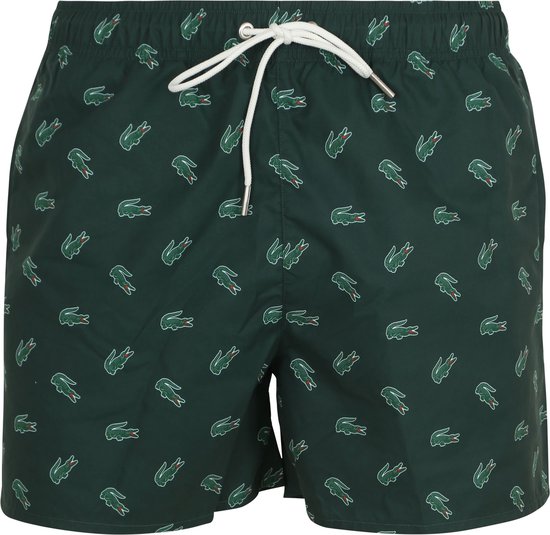 Lacoste Swimming trunks all over print - sinople multico