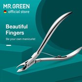 MR.GREEN - Coupe-cuticules professionnel - Ciseaux de manucure - Acier inoxydable - Mr-1038plus