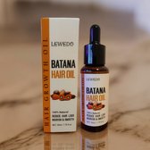 Lewedo Batana olie - Haarolie - 100% pure Batana olie - Stimuleert haargroei en versterkt het haar - hydrateert de hoofdhuid - 50ml