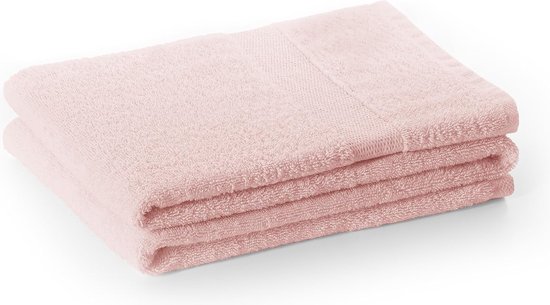 Handdoek, badhanddoek, katoen, 525 g/m2, absorberend, verschillende sets, roze, 70x140 cm