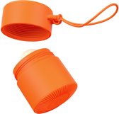 Solmates Applicateur de protection solaire rechargeable Desert Orange - Brosse pour protection solaire - Brosse Crème solaire - Roller pour le corps - Applicateur de protection solaire rechargeable - bébé - crème solaire - crème solaire