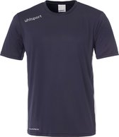 Uhlsport Essential Shirt Korte Mouw Kinderen - Marine / Wit | Maat: 140