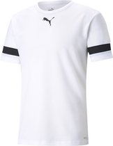 Puma Teamrise Shirt Korte Mouw Heren - Wit | Maat: 3XL