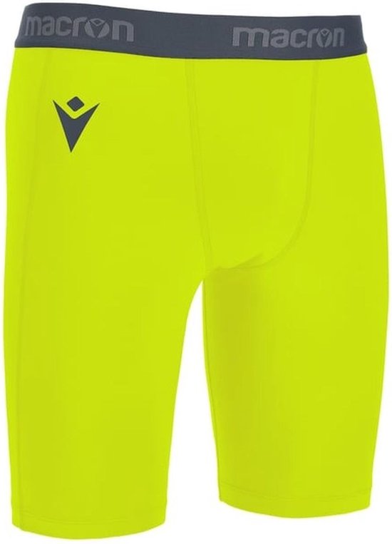 Macron Oak Short Tight Heren - Fluogeel | Maat: S/M