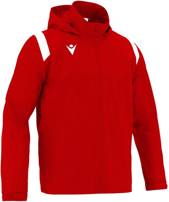 Macron Saransk Windbreaker Heren - Rood / Wit | Maat: XXL