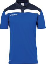 Uhlsport Offense 23 Polo Heren - Royal / Marine / Wit | Maat: 4XL