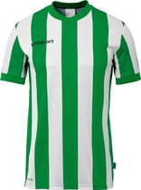 Uhlsport Stripe 2.0 Shirt Korte Mouw Kinderen - Groen / Wit | Maat: 164