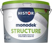 Histor Monodek Structure - Peinture texturée - 10L - RAL 9010 | Blanc pur