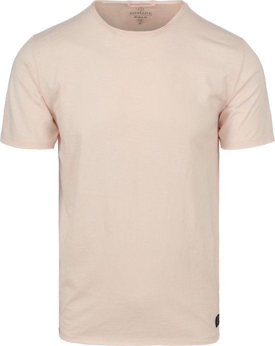 Dstrezzed - Mc Queen T-shirt Melange Lichtroze - Heren - Maat L - Modern-fit