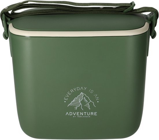 Norlander Koelbox Adventure - 5 Liter - Met draagriem - Polypropyleen - Groen van Norlander — afbeelding 5