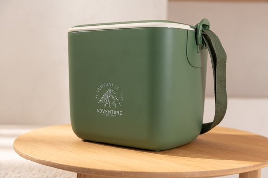 Norlander Koelbox Adventure - 5 Liter - Met draagriem - Polypropyleen - Groen van Norlander — afbeelding 3