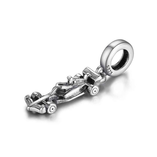 Beroep - Sport en Hobby - Zilveren bedels - Bedel race auto | Formule 1 | 925 Sterling Zilver - Geschikt voor alle merken - Met 925 Zilver Certificaat - In Leuke Cadeauverpakking - Moederdag tip!