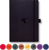 Dingbats* Wildlife A5 Notitieboek - Black Duck Stippen - Bullet Journal met 100 gsm Inktvrij Papier - Schetsboek met Harde Kaft, Binnenvak, Elastische Sluiting en Bladwijzer