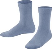 FALKE Family eenkleurig katoen sokken kinderen blauw - maat 31-34