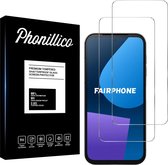 Fairphone 5 - 2 stuks Beschermglas Screenprotector van glas Transparante glazen schermbeschermfolie