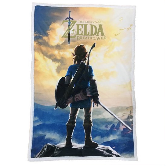 Nintendo - Link Zelda Breath of the Wild Sherpa Deken