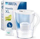 BRITA Waterfilterkan Marella XL + 1 MAXTRA PRO Filterpatroon - 3,5 L - Wit | Waterfilter, Brita Filter - (SIOC) Duurzaam verpakt