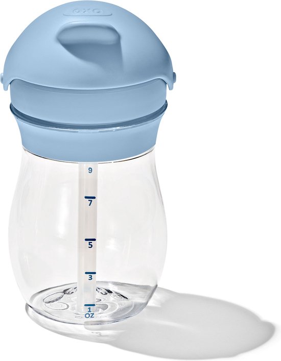 OXO tot Transitions Rietjesbeker - Drinkbekers - Drinkbeker met rietje - Drinkbeker baby - 250 ml - Dusk van OXO — afbeelding 2
