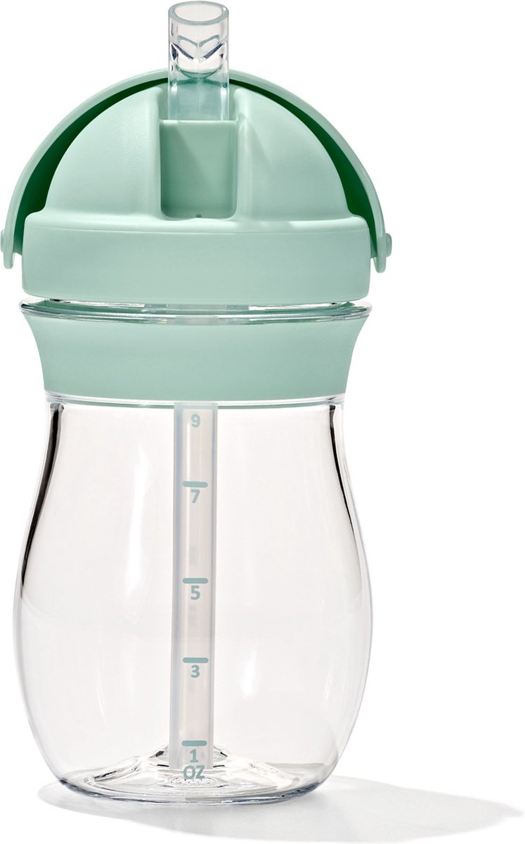 Goedkoopste OXO tot Transitions Rietjesbeker - Drinkbekers - Drinkbeker met rietje - Drinkbeker baby - 250 ml - Opal