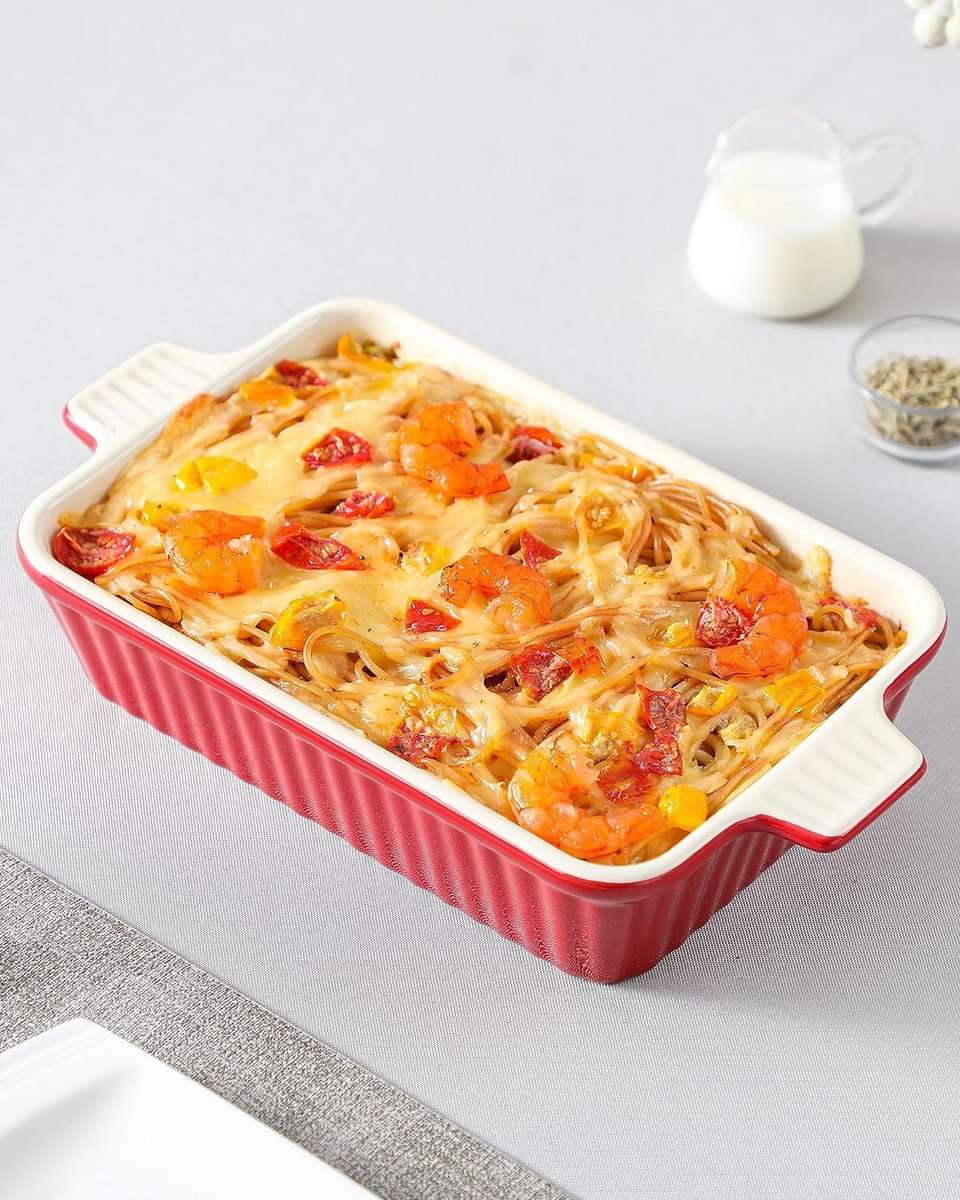 2-delige - Geëmailleerde Braadslede Ovenschaal - 29 X 23 X 4.5 - 41 X 27 X 5 5 Cm Zwart